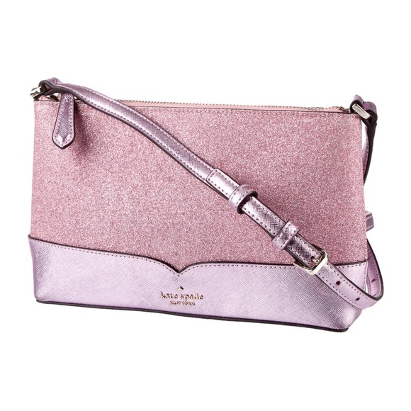 kate spade Handbags - Kate Spade Glitter Crossbody Pink